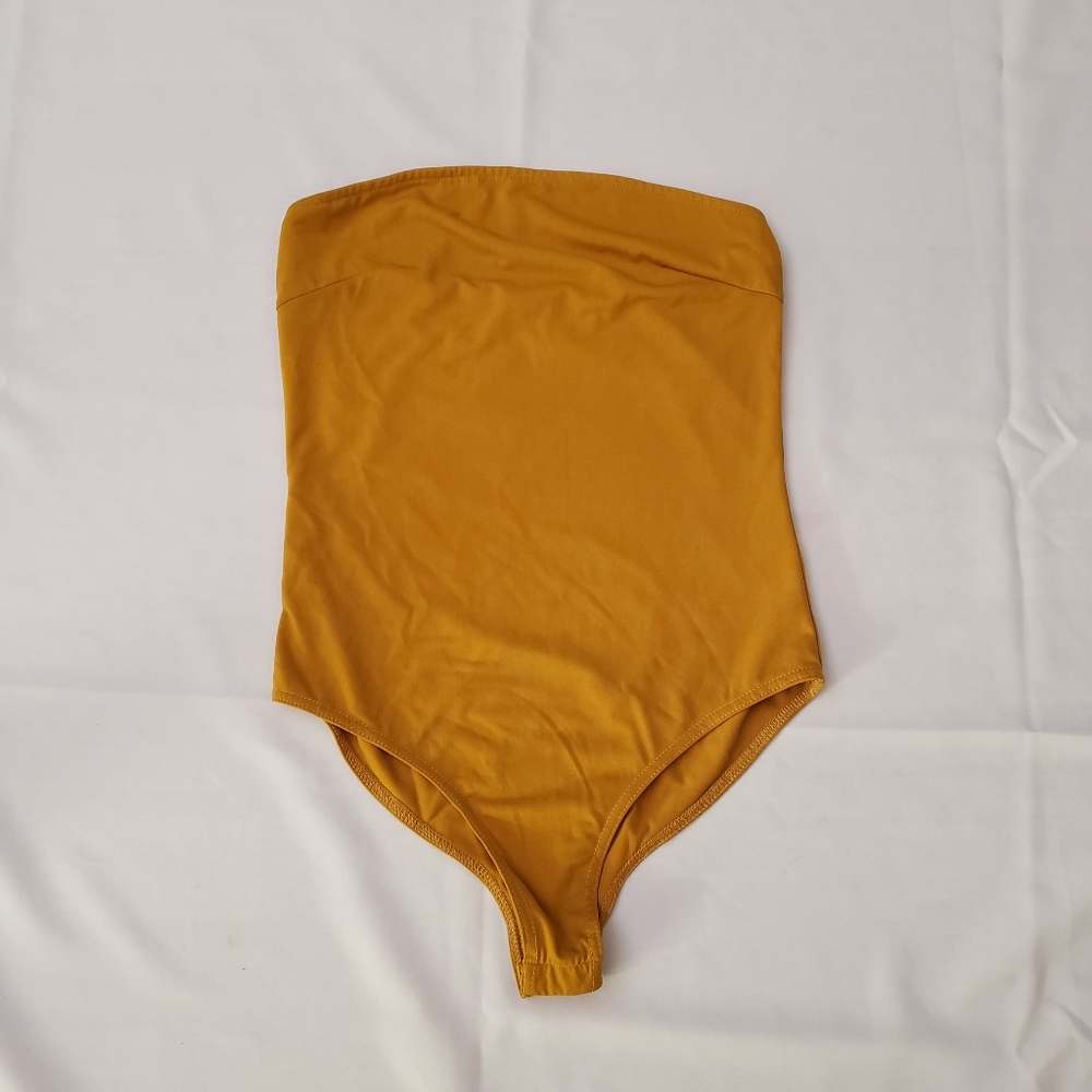Mustard yellow bodysuit